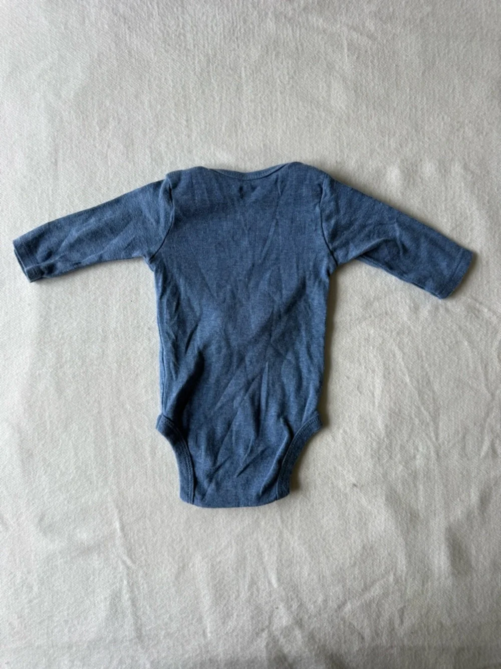 Gerber Blue Raccoon Print One-Piece Bodysuit Baby 3-6 Months